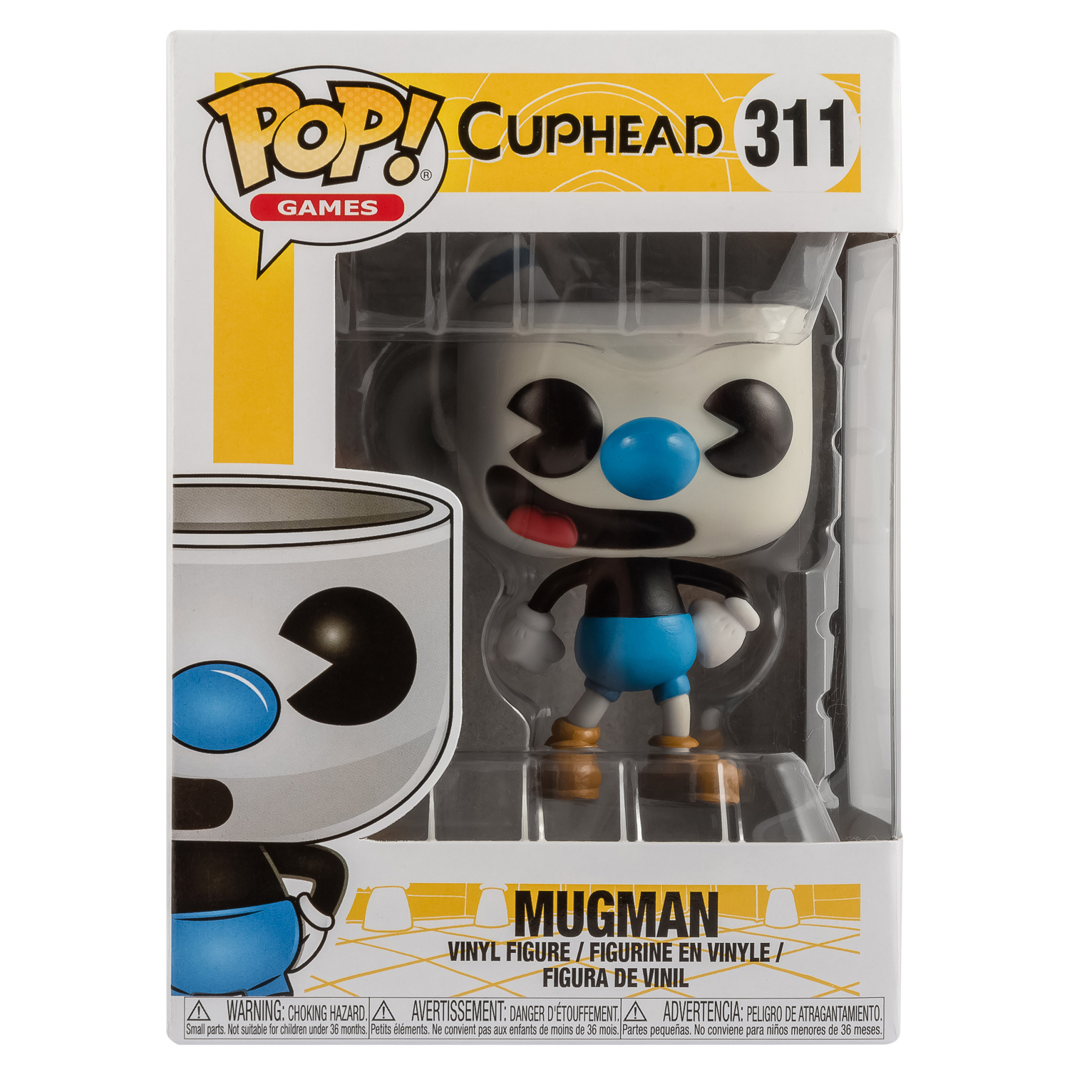 Фигурка Funko Pop vinyl Games Cuphead Mugman купить по цене 1299 ₽ в  интернет-магазине Детский мир