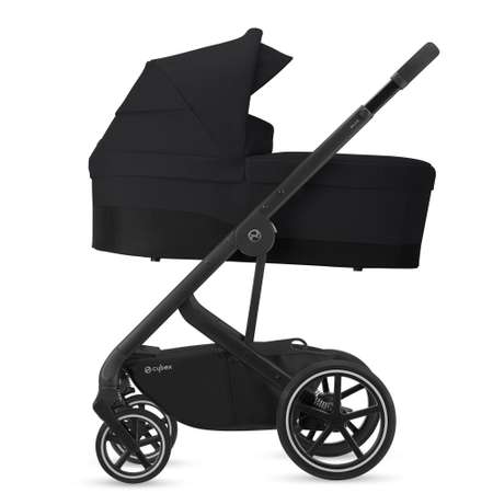 Коляска 3в1 Cybex Balios S BLK с дождевиком Deep Black