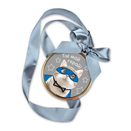 Медаль шоколад молочный Лакомства для здоровья Мой герой 70г