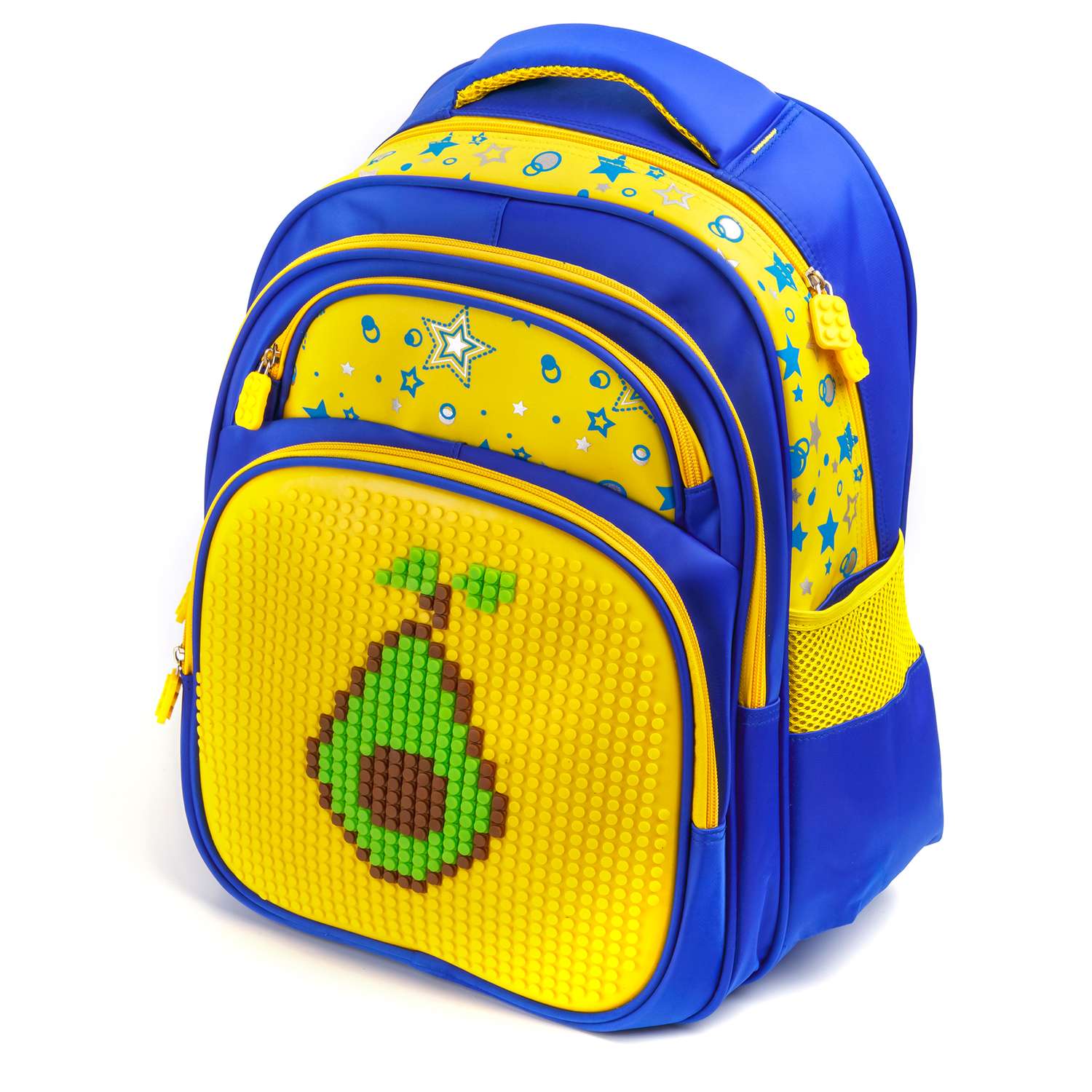 Рюкзак пиксельный BAZUMI школьный - фото 1