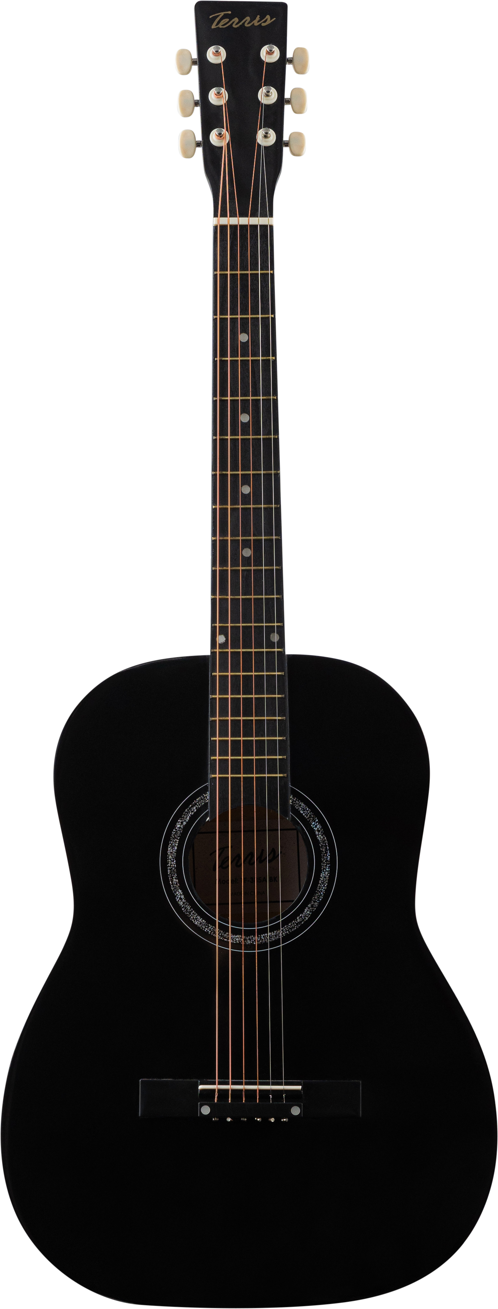Гитара акустическая Terris TF-385A BK шестиструнная цвет черный - фото 1