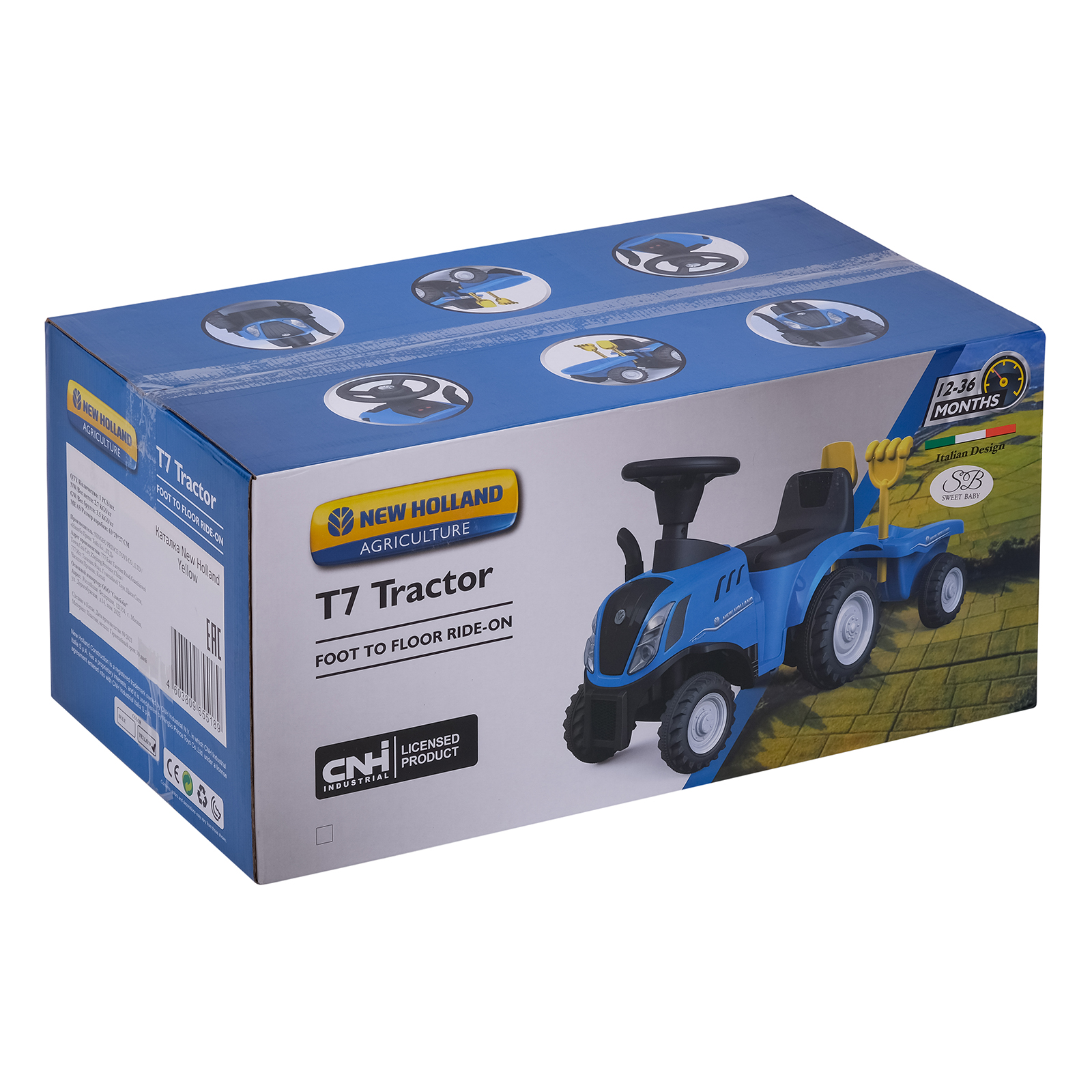 Каталка Sweet Baby New Holland blue - фото 3