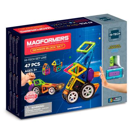 Конструктор магнитный Magformers Sensor Block Set 47 709009