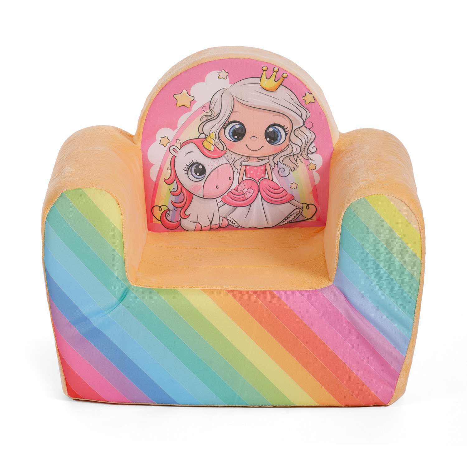 Кресло Тутси мягкое Принцесса с единорогом модель Детство - фото 1