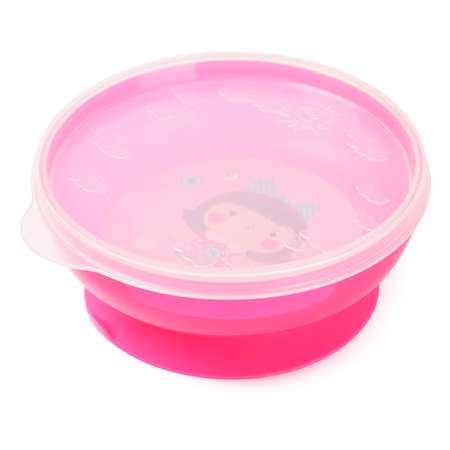 Набор посуды Canpol Babies 4 предмета Розовый 91247