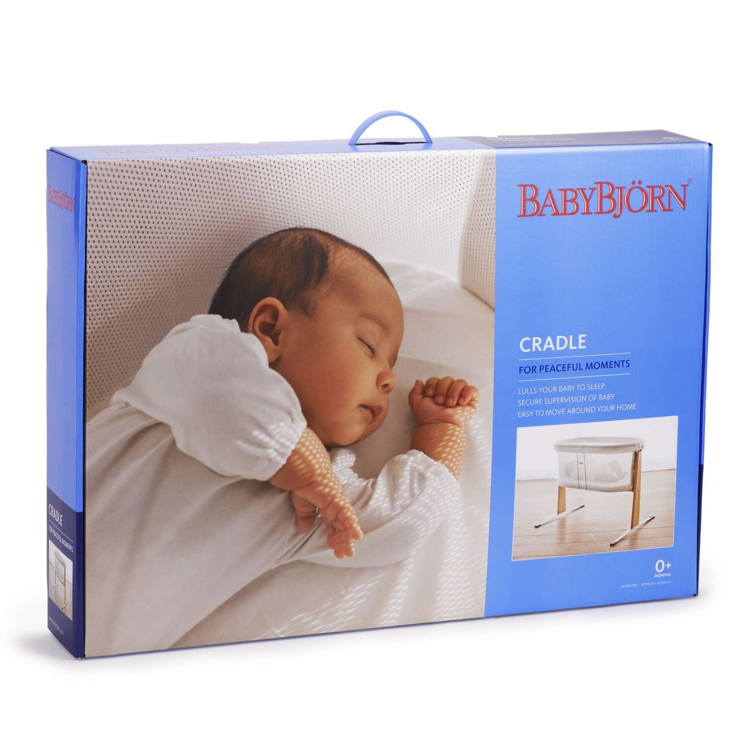 Кроватка для новорожденного BabyBjorn Credle Белая - фото 4