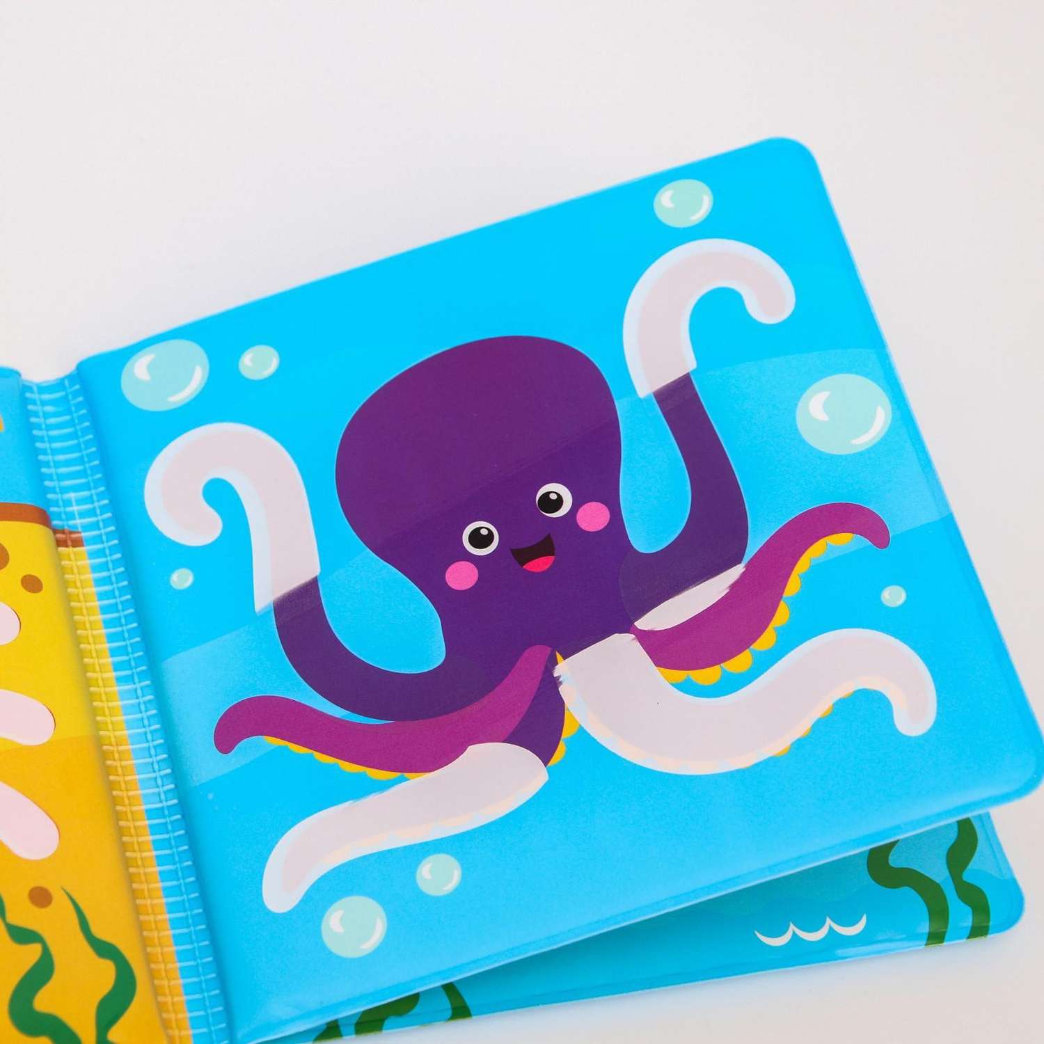 Книжка для купания Крошка Я Рисуем пальчиками «Морские животные» - фото 6