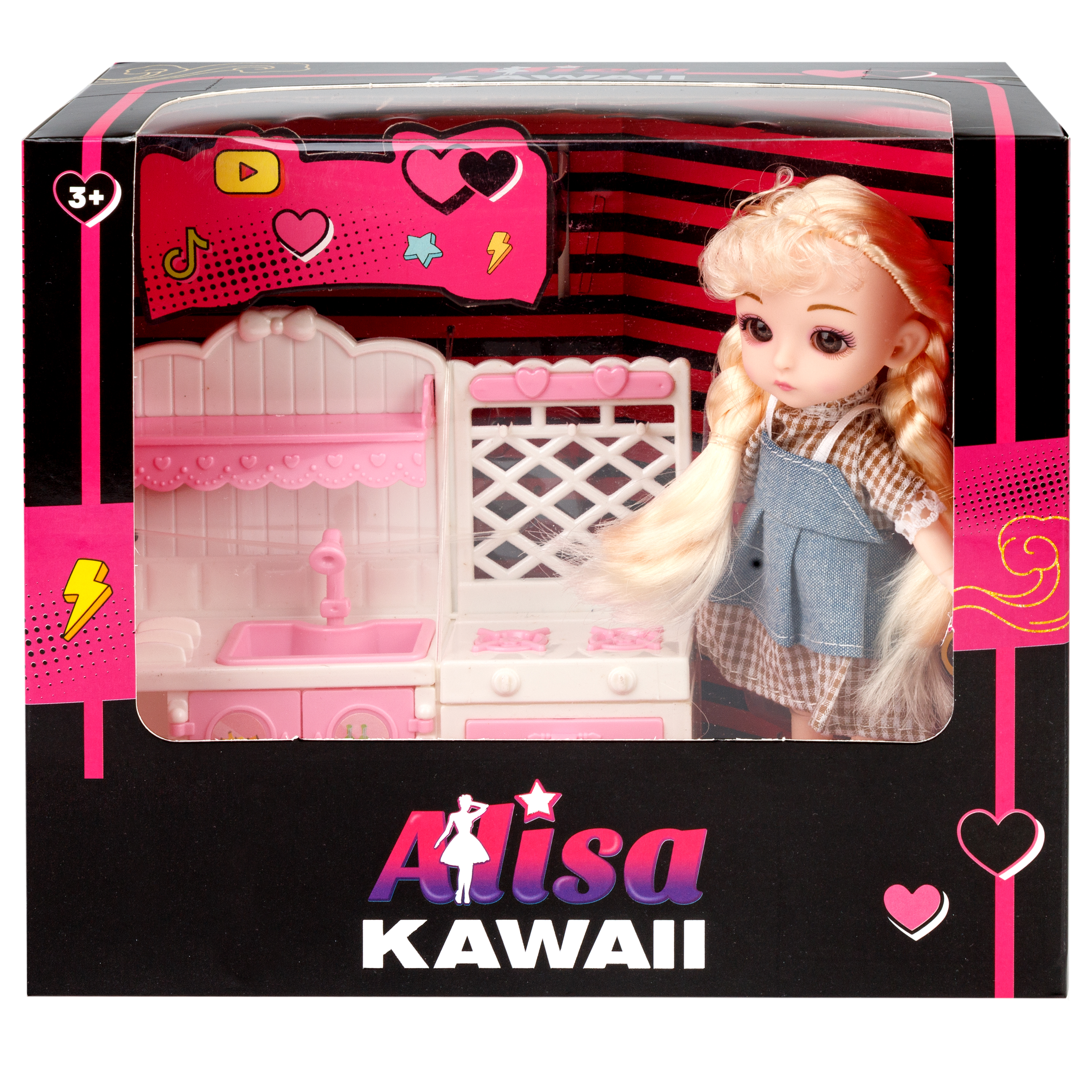 Игровой набор 1TOY Alisa Kawaii mini Кухня Т24362 - фото 15