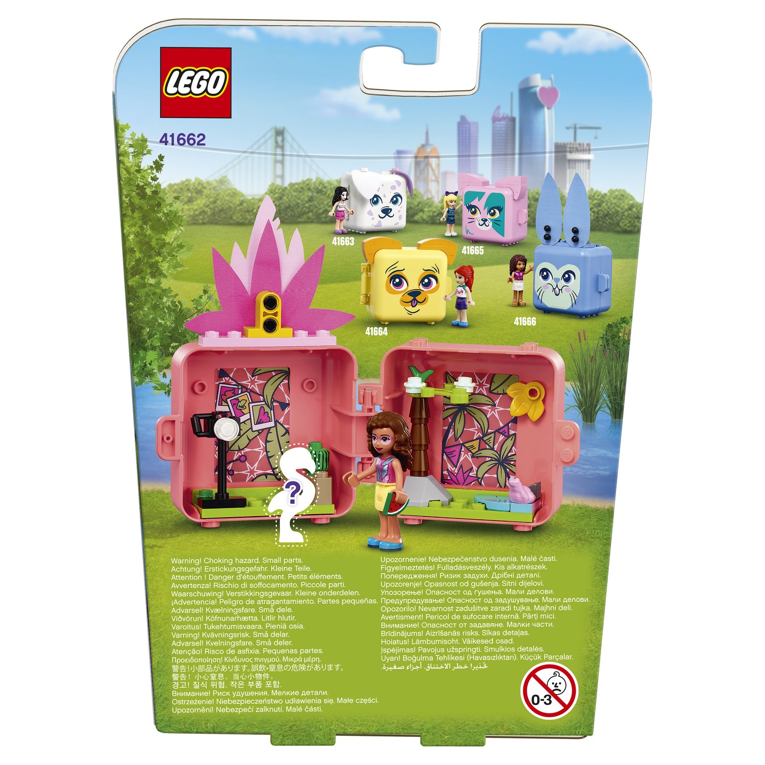 Конструктор LEGO Friends Кьюб Оливии с фламинго 41662 купить по цене 99 ₽ в  интернет-магазине Детский мир