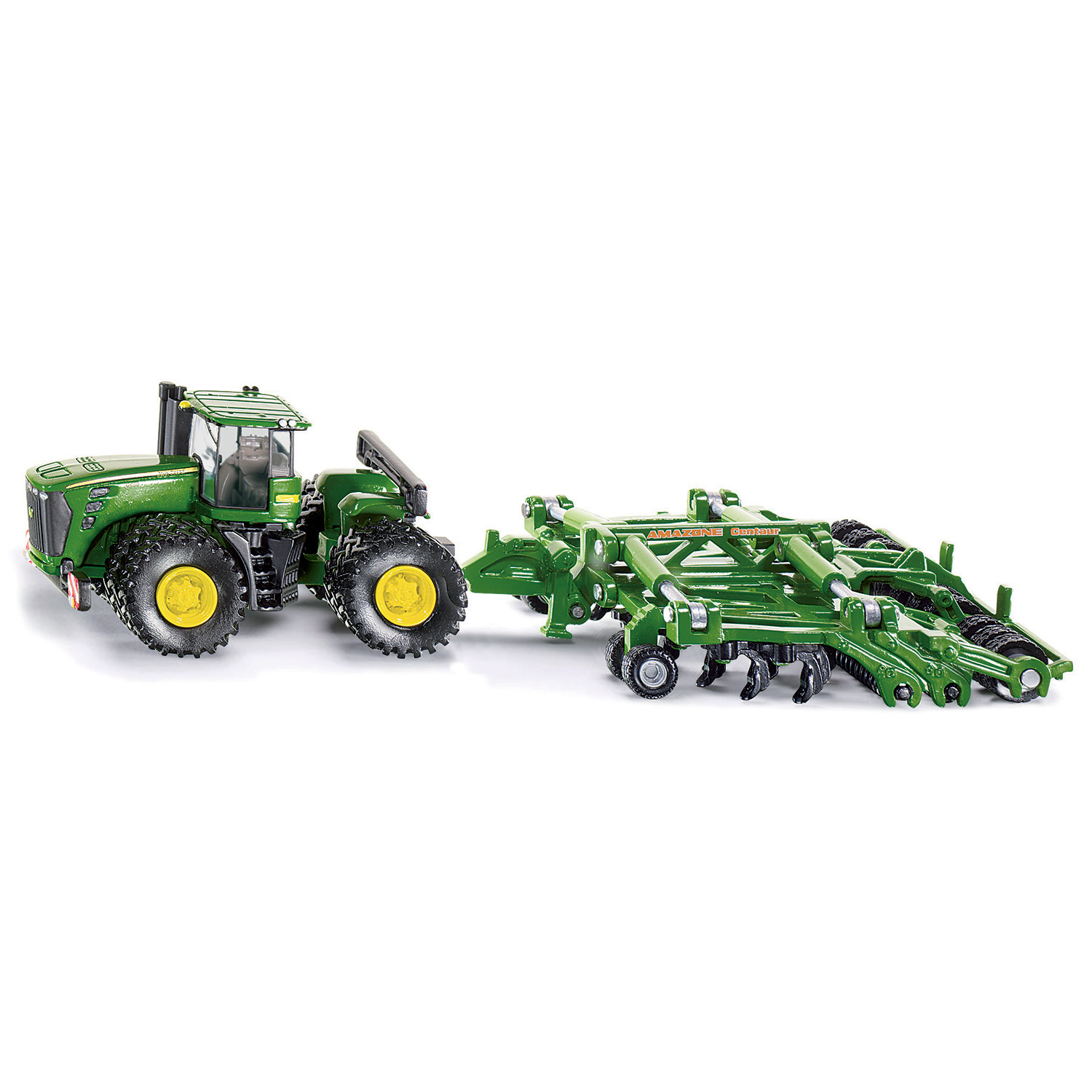 Трактор SIKU 1:87 John Deere 9630 c прицепом-плугом 1856 купить по цене 1 ₽  в интернет-магазине Детский мир