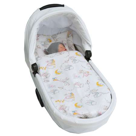 Комплект в коляску Amarobaby Mommy Star Мышата в облаках 3предмета AMARO-36MS-MvO