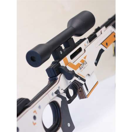 Резинкострел Arma.toys Деревянная винтовка AWP Азимов из CS GO