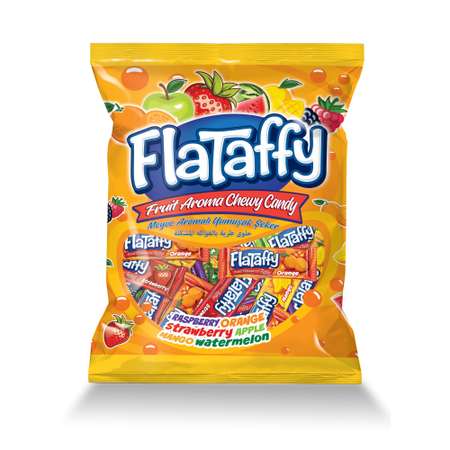Жевательные конфеты SARVAN Flataffy с фруктовыми вкусами 500 г