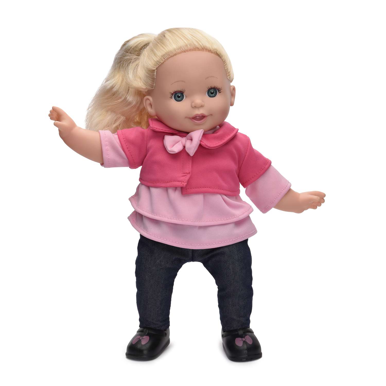Кукла Demi Star Элизабет Блондинка в розовой кофте джинсах 6104 - фото 1
