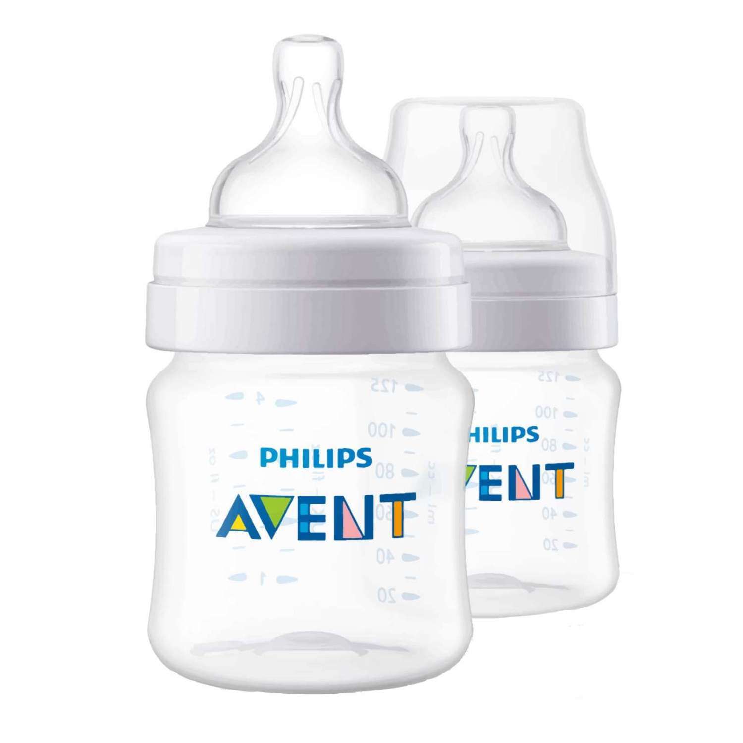 Бутылочка Philips Avent Anti-colic 125мл с 0месяцев 2шт SCF810/27 - фото 1