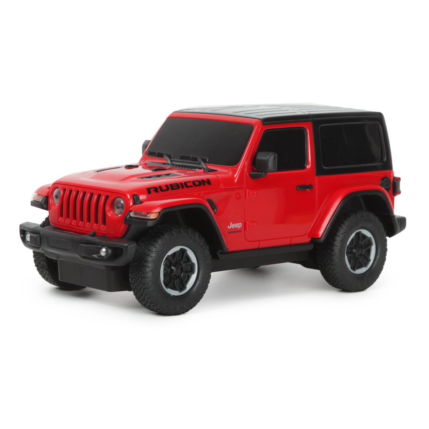 Машина Rastar РУ 1:24 Jeep Wrangler Rubicon Красная 79500-R купить по цене  1299 ₽ в интернет-магазине Детский мир