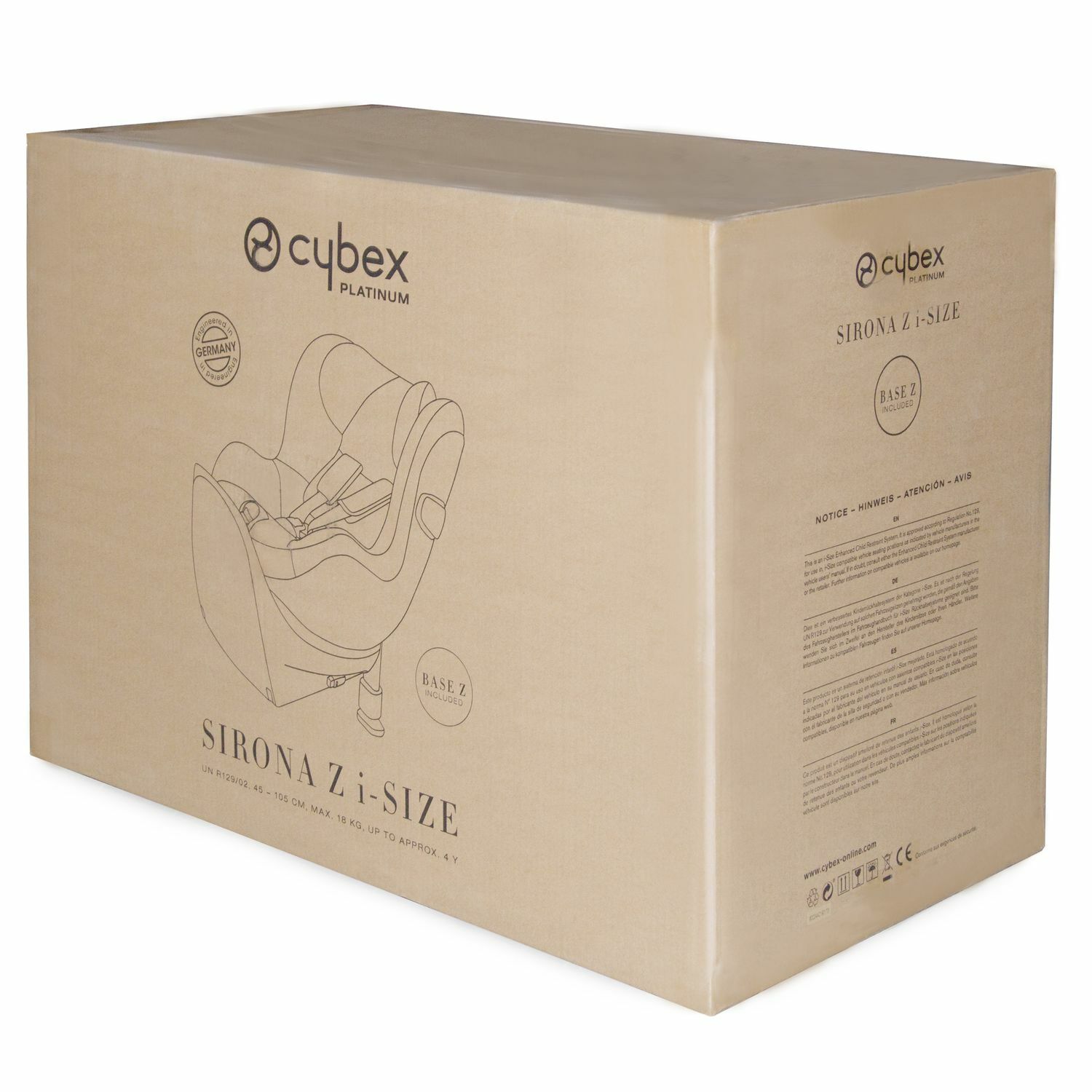 Автокресло Cybex Sirona Z i-Size Plus Baze Z Autumn Gold - фото 6