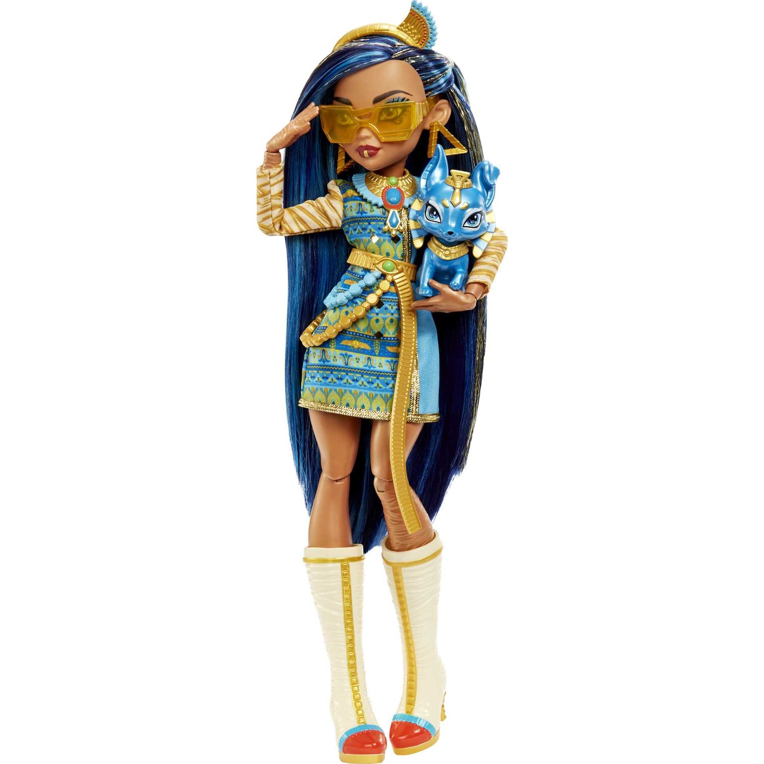 Кукла Monster High Cleo de Nile HHK54 HHK54 - фото 4