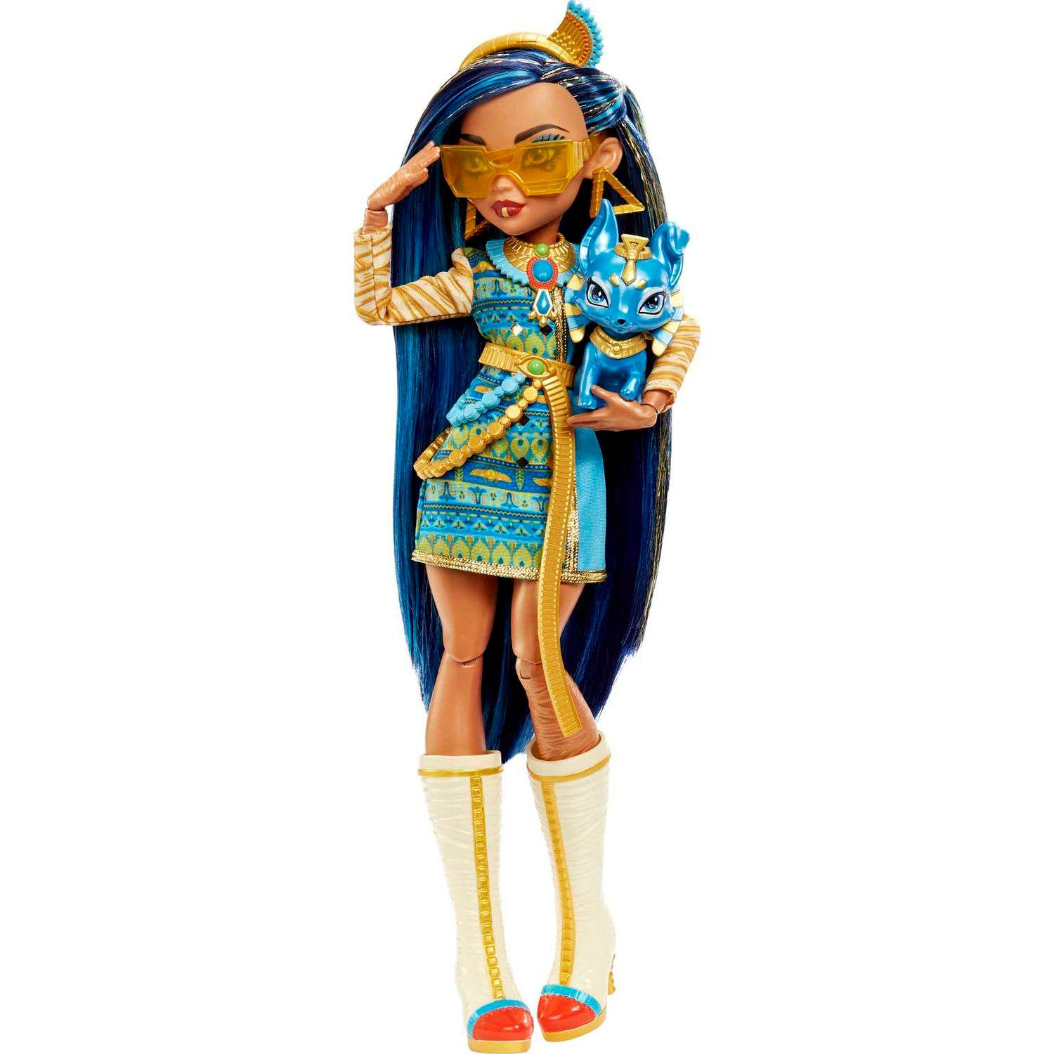 Кукла Monster High Cleo de Nile HHK54 HHK54 - фото 4