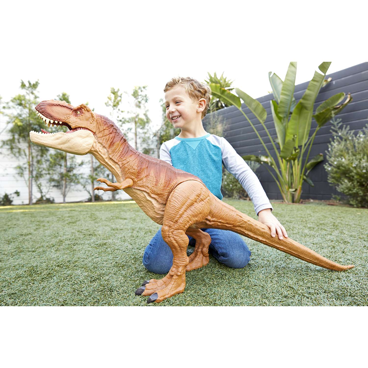 Фигурка Jurassic World Колоссальный динозавр Рекс - фото 14