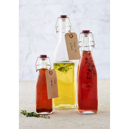 Бутылка Kilner Clip Top квадратная 550 мл