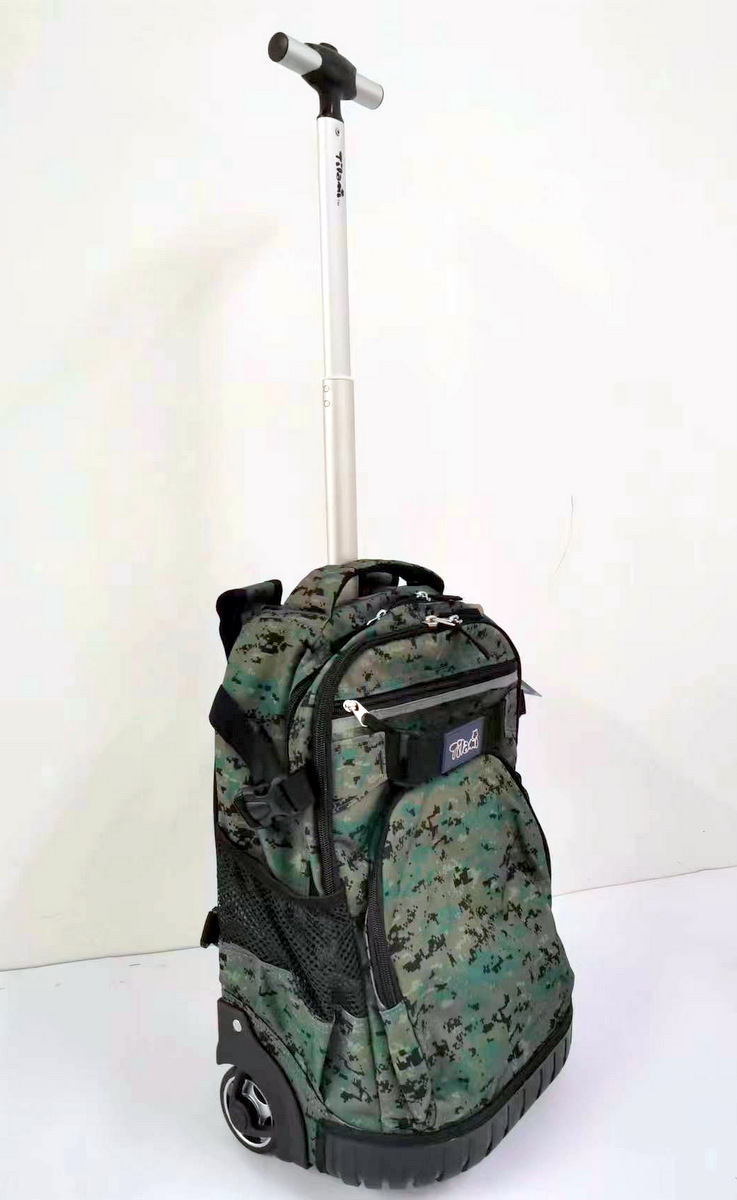 Рюкзак на колесах Tilami GREEN CAMOUFLAGE TL0022-141 - фото 6