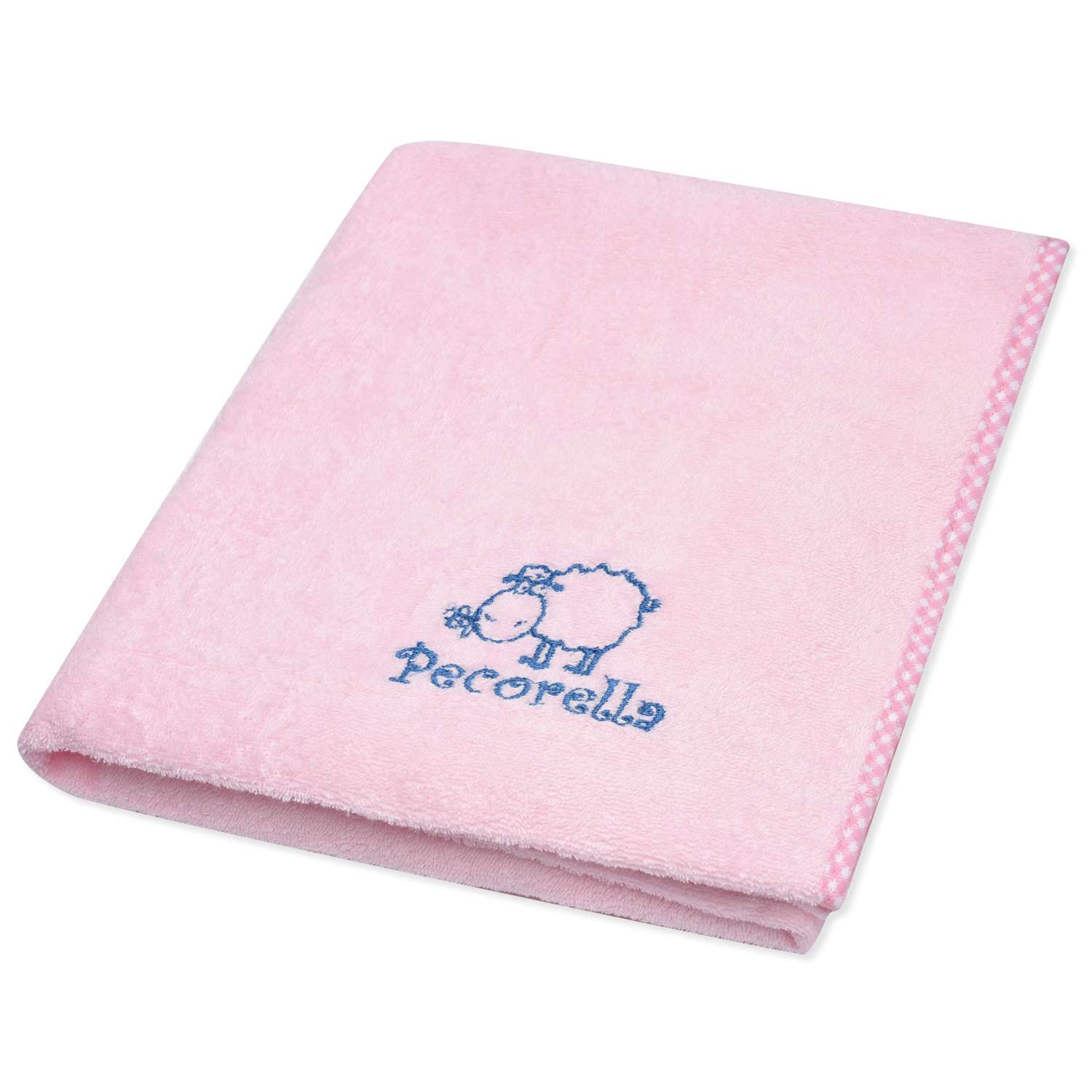 Полотенце на липучке Pecorella Розовое - фото 1