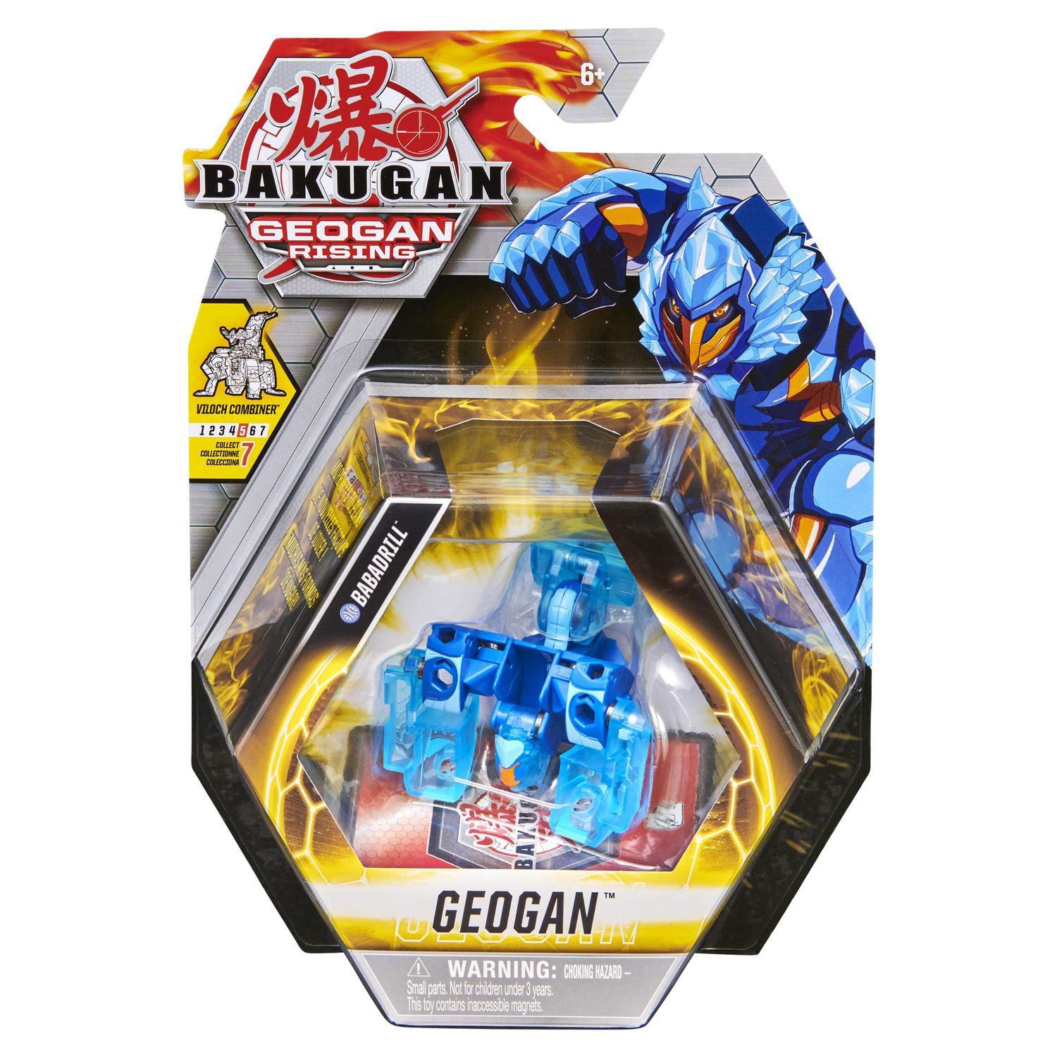 Фигурка-трансформер Bakugan Геоган S3 Bad Boss Blue 6059850/20131554 - фото 2