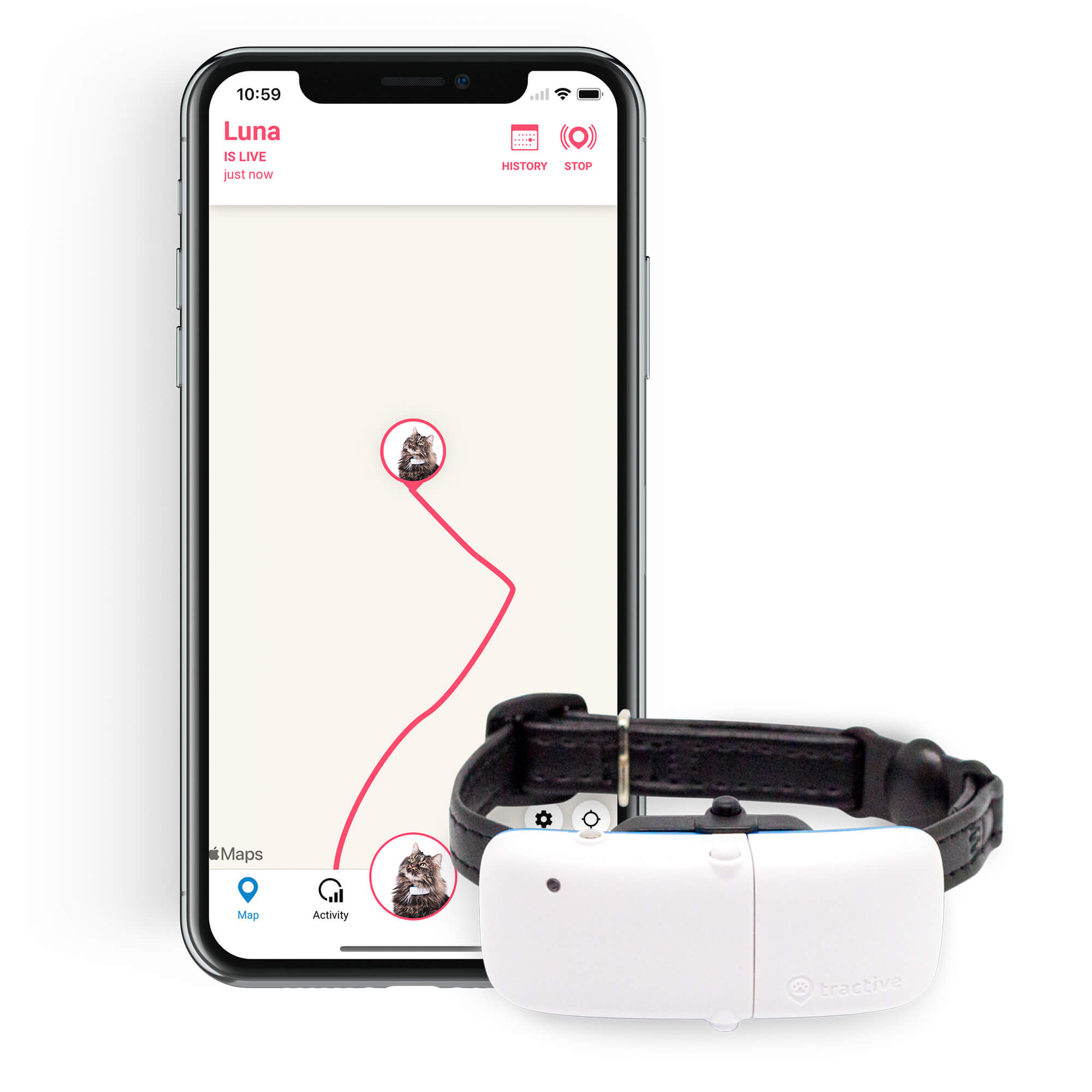 GPS-трекер для кошек Tractive IKATI - фото 5