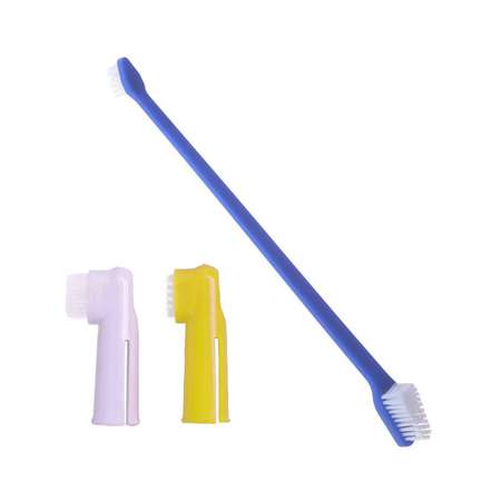 Набор зубных щёток для собак Uniglodis 3 шт.