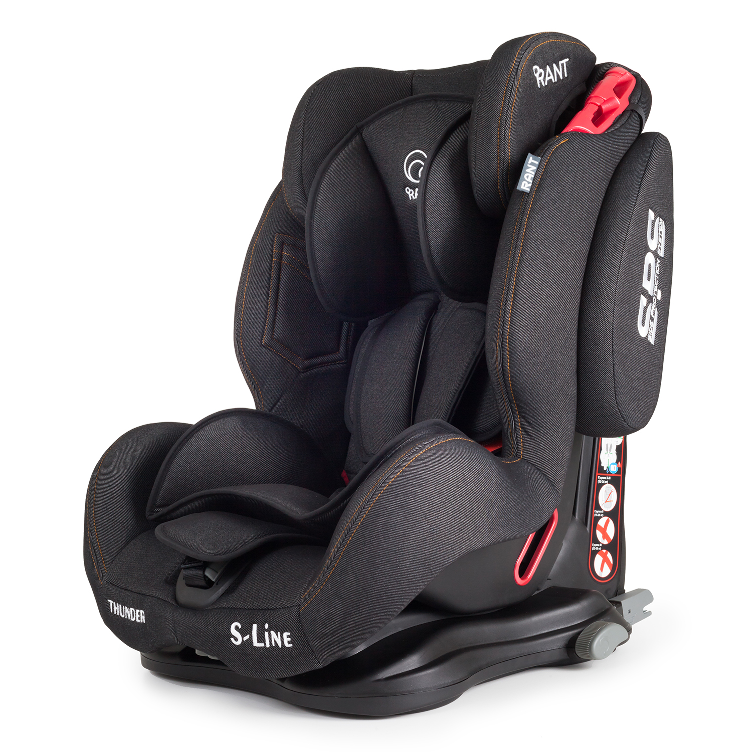 Автокресло Rant Thunder Ultra isofix SPS Black jeans - фото 1