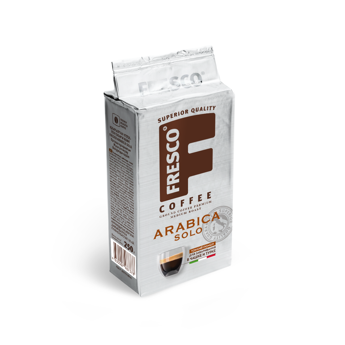 Кофе молотый FRESCO Arabica Solo 250 г купить по цене 324 ₽ в  интернет-магазине Детский мир