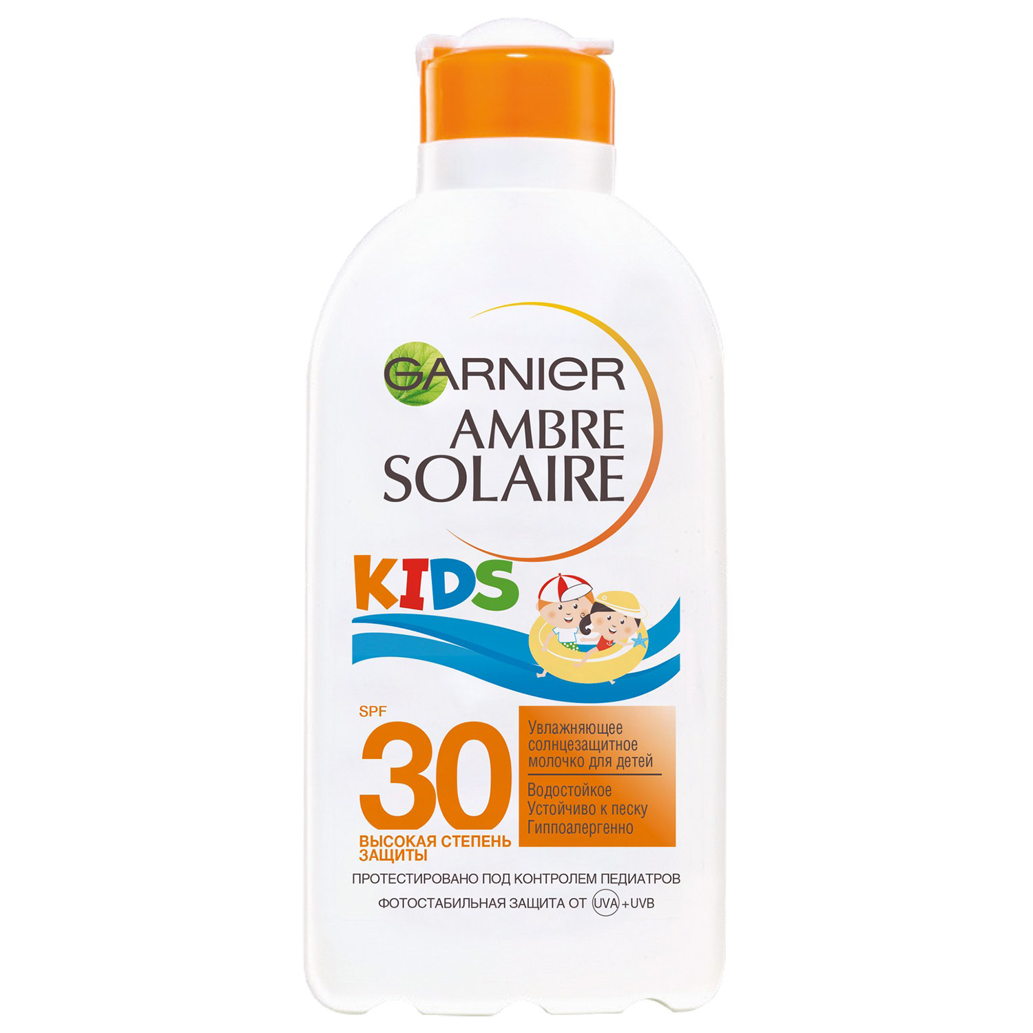 Молочко GARNIER Ambre Solaire солнцещитное SPF30 200мл - фото 1