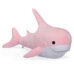 Мягкая игрушка Тутси Акула розовая 100 см