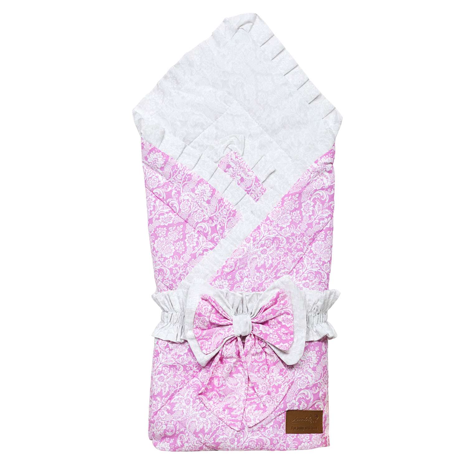 Одеяло на выписку Amarobaby Люкс Розовый - фото 5