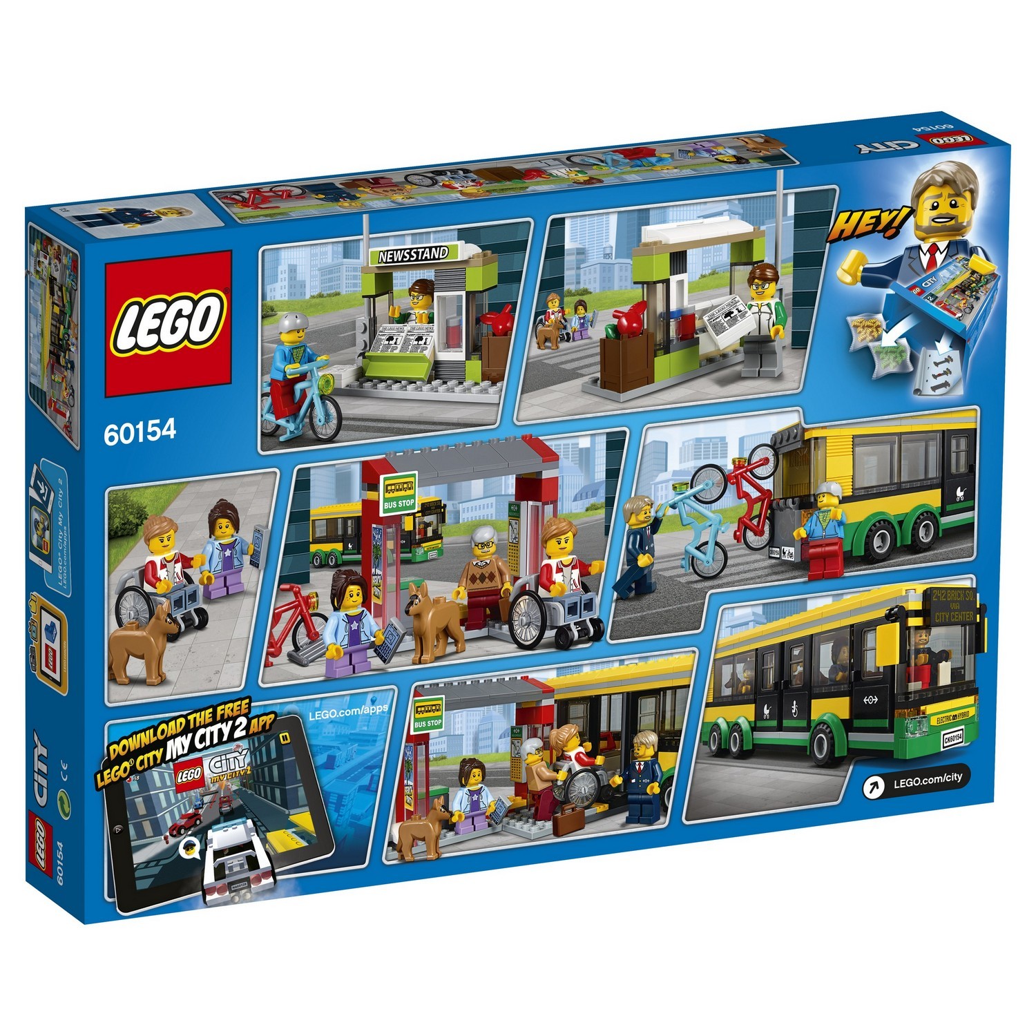 Lego city town bus on sale