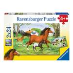 Пазлы Ravensburger Жизнь на ферме 2х24 дет