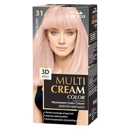 Краска для волос JOANNA Multi cream 3d розовый блонд (тон 31.5)