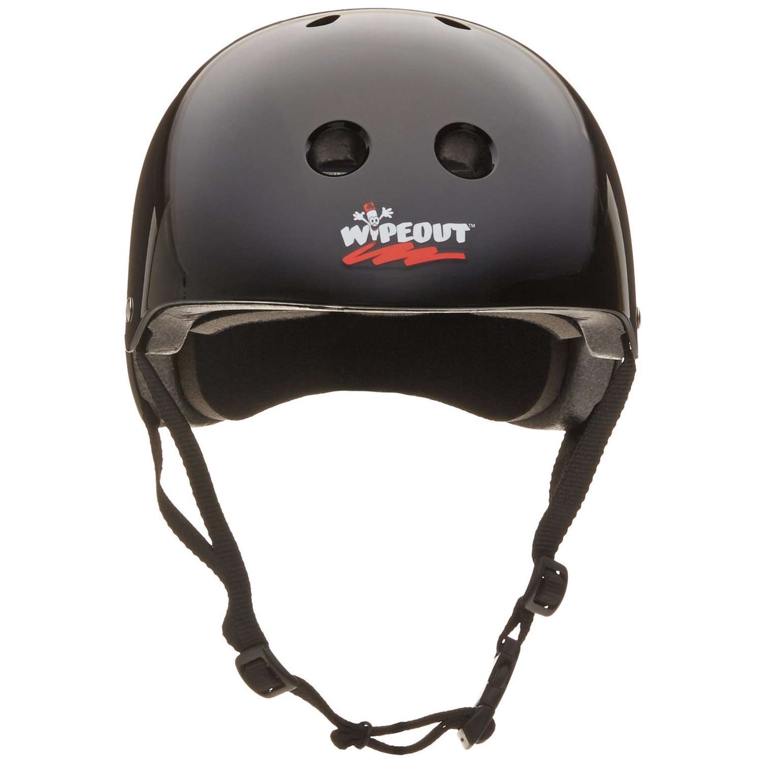 Шлем защитный спортивный WIPEOUT Black (чёрный) с фломастерами и трафаретами / размер M 5+ / обхват головы 49-52 см. - фото 3