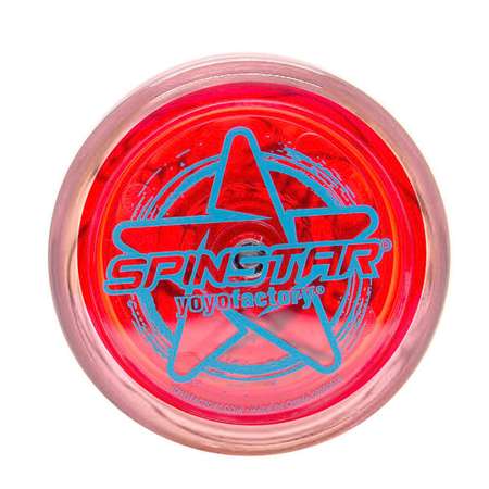Развивающая игрушка YoYoFactory Йо-йо SpinStar прозрачный красный