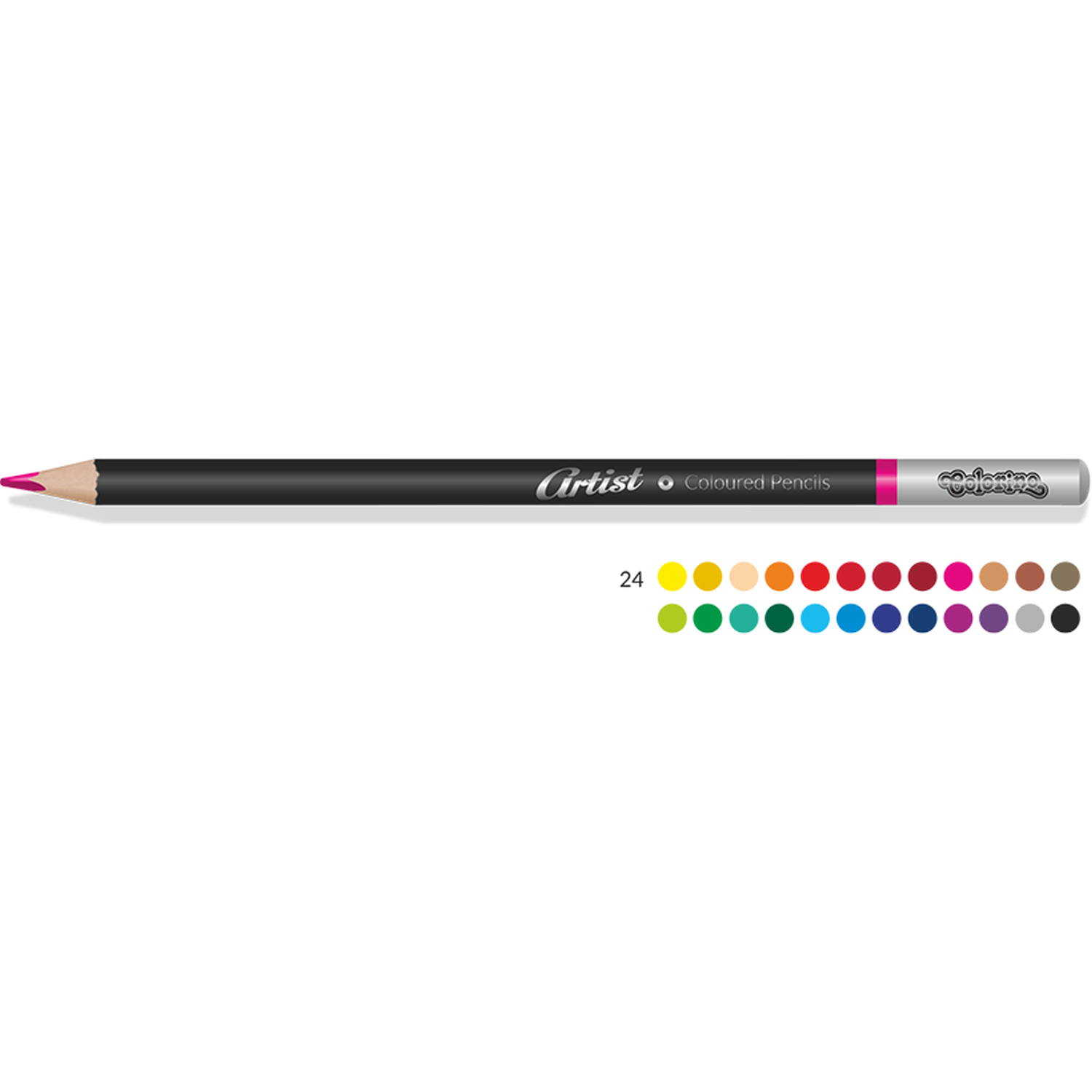 Цветные карандаши COLORINO Artist 24 цвета - фото 2