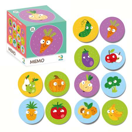Настольная игра Dodo Мемо Фрукты и Овощи