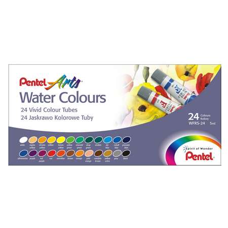 Акварель Pentel Water Colours 24 цвета