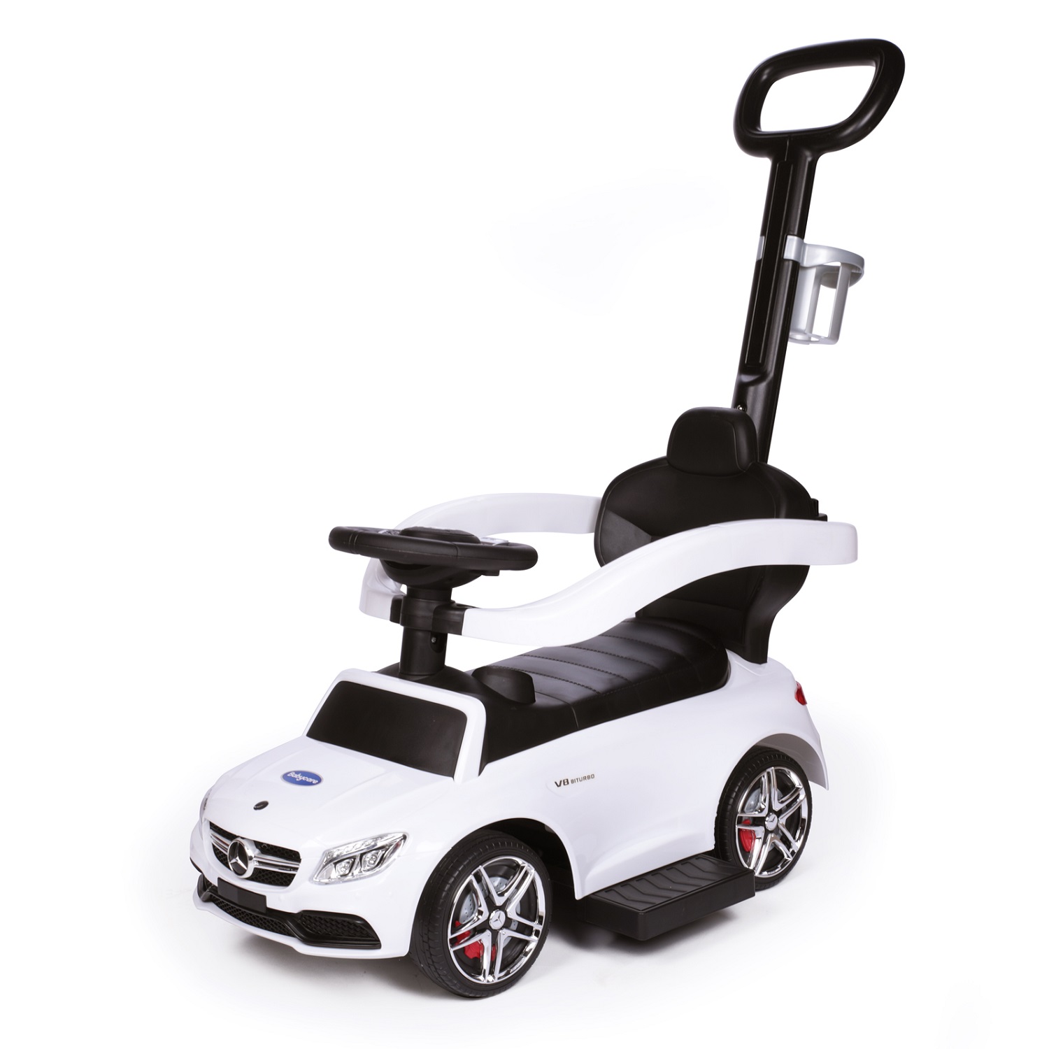 Каталка BabyCare AMG C63 Coupe белый - фото 1