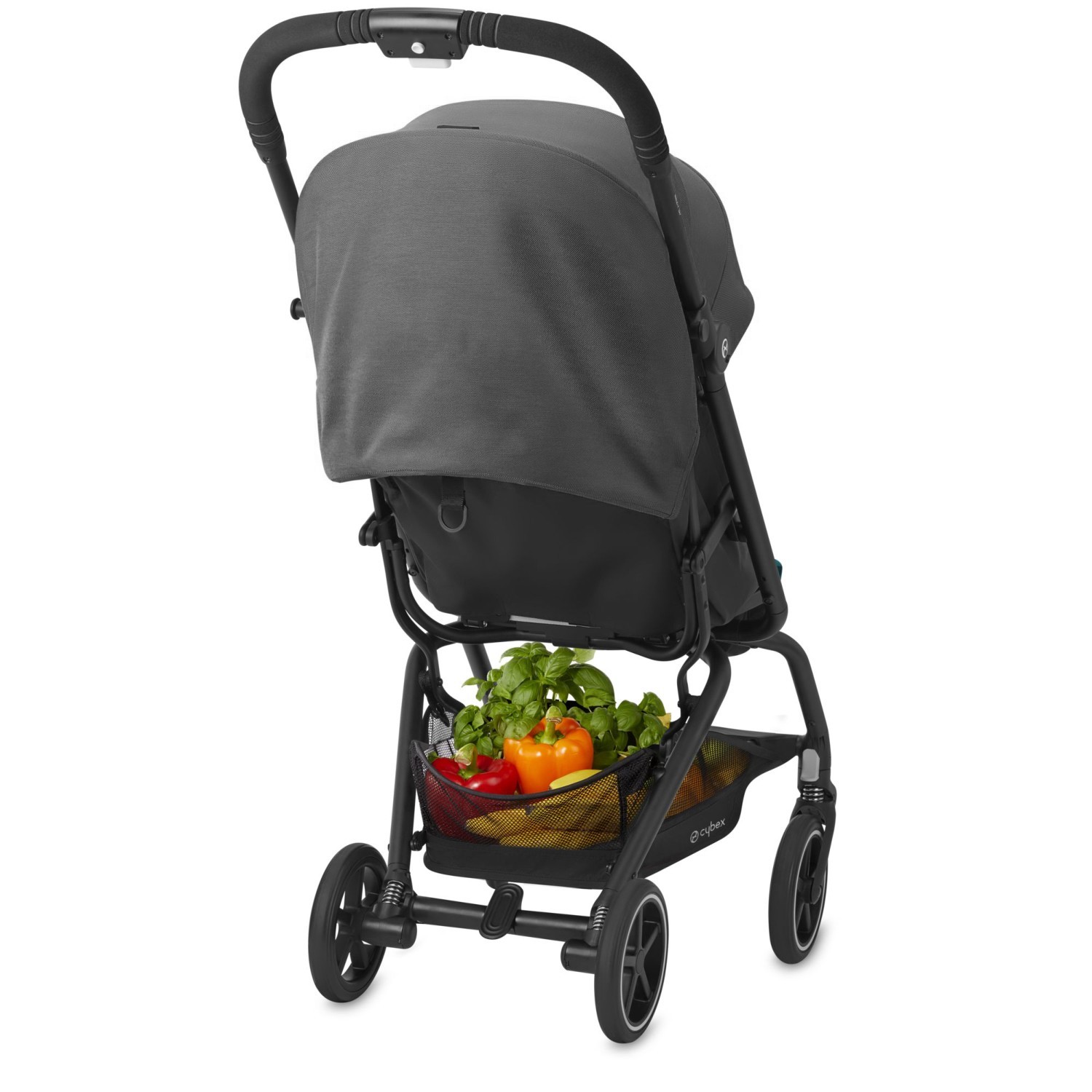 Коляска прогулочная Cybex Eezy S Plus Soho Grey - фото 3