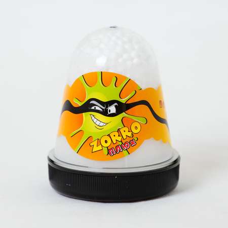 Слайм ПЛЮХ Zorro перламутровый жемчуг капсула с шариками 130г