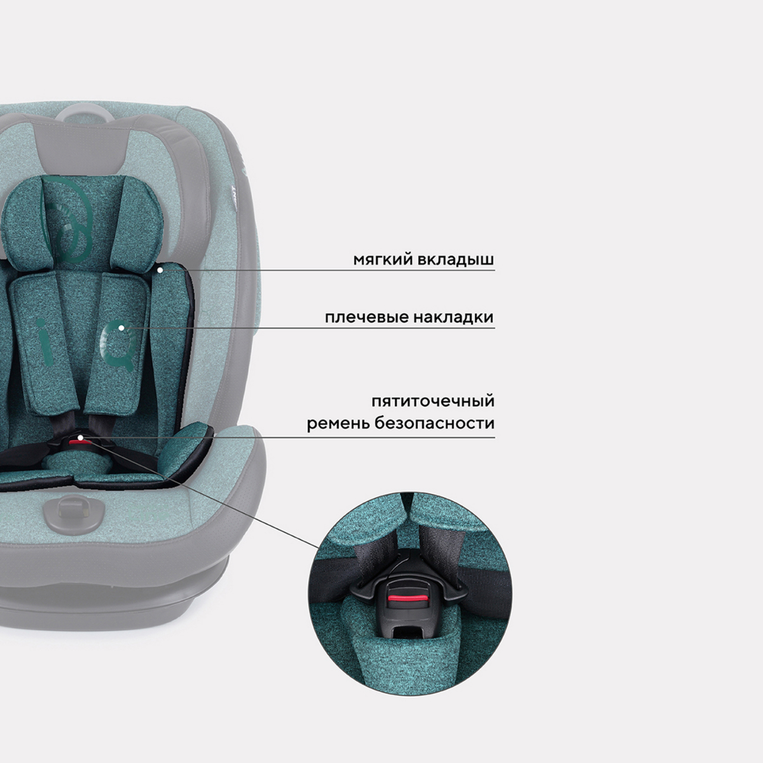 Автокресло Rant iQ isofix Malachite - фото 5