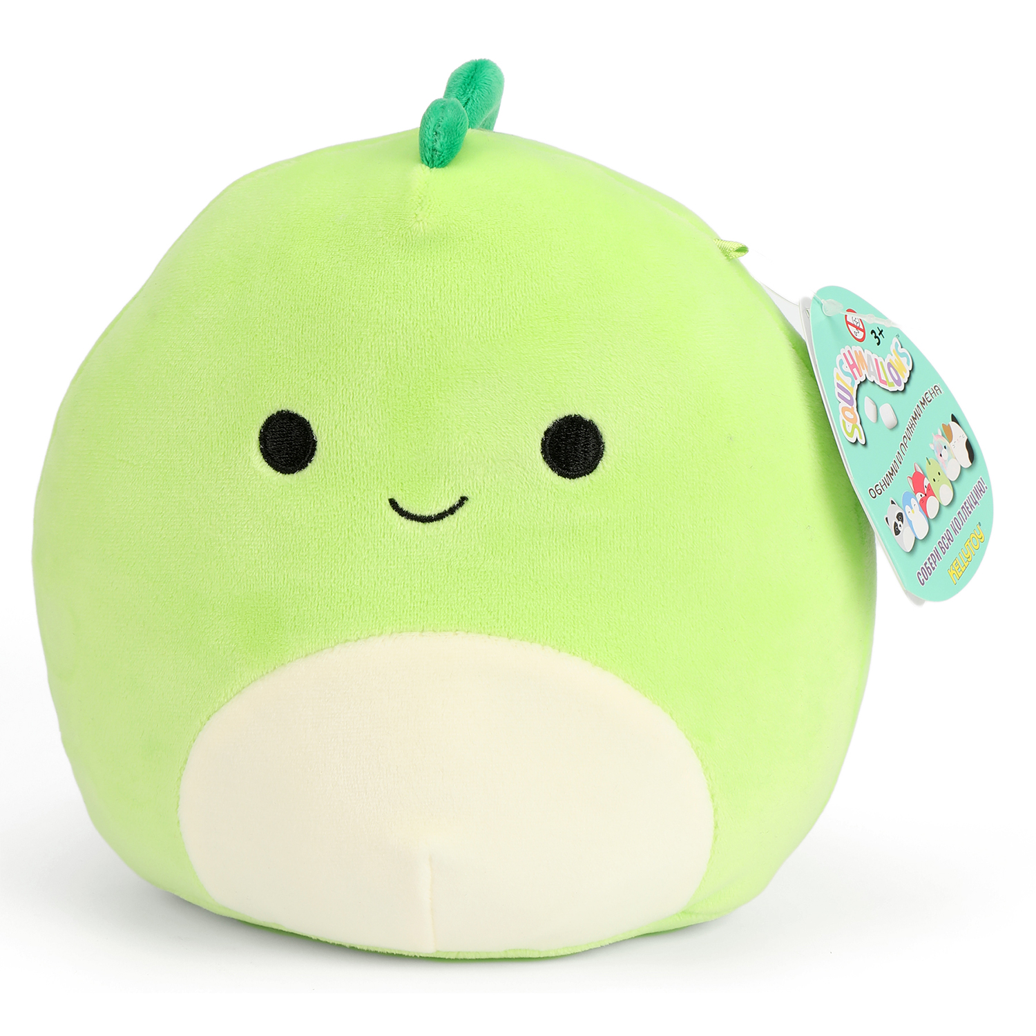 Игрушка мягкая Squishmallows сквиш антистресс Динозаврик Дэнни - фото 1