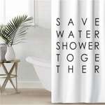 Штора для ванны Этель «Save water»145 х 180 см полиэстер