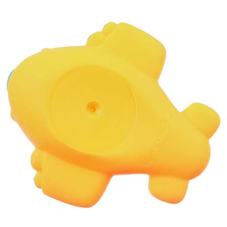 Резиновая игрушка для ванны Крошка Я «Транспорт» 1 шт с пищалкой